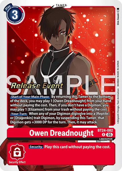 Owen Dreadnought [BT24-082] [Time Stranger Release Events Cards] | Total Play