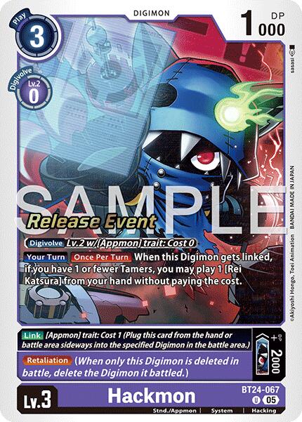 Hackmon [BT24-067] [Time Stranger Release Events Cards] | Total Play