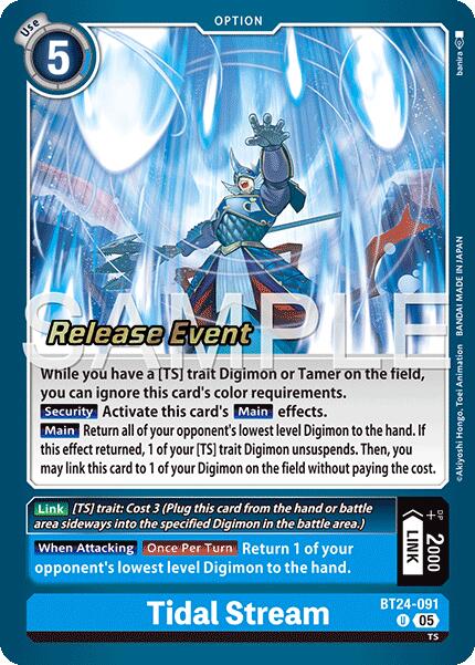 Tidal Stream [BT24-091] [Time Stranger Release Events Cards] | Total Play