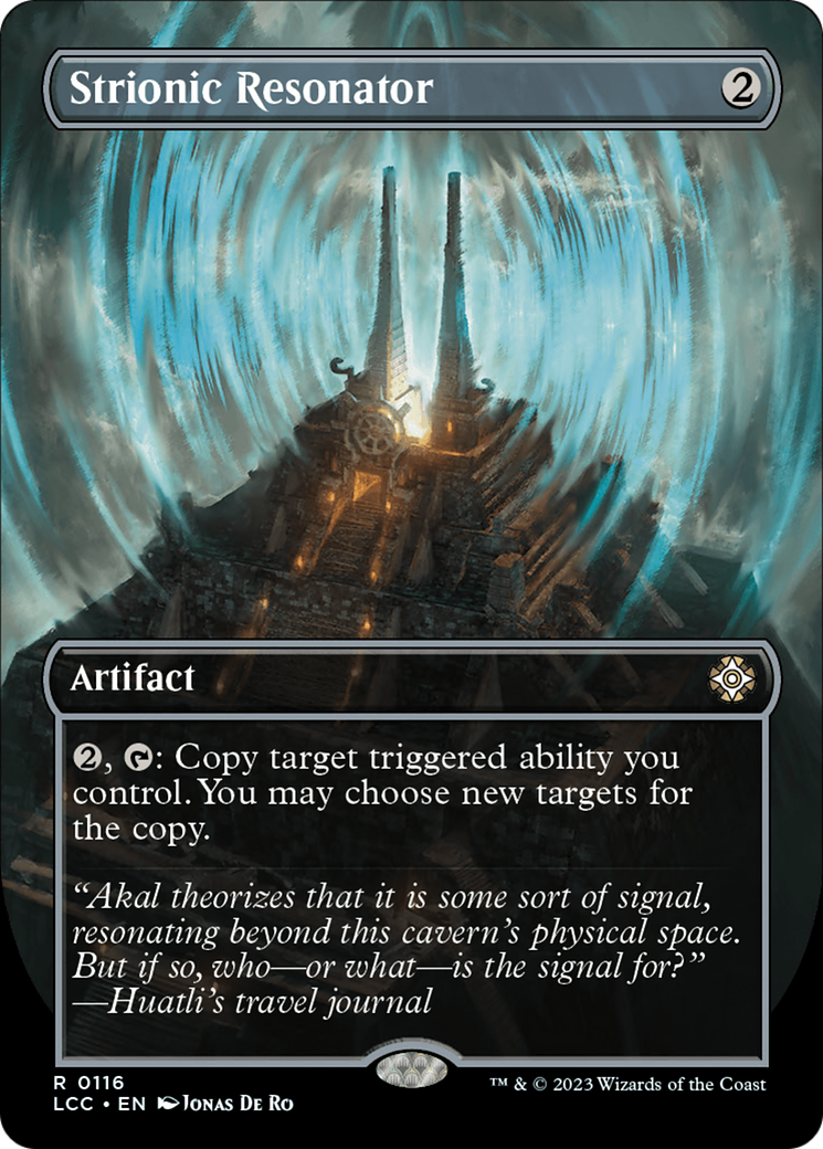 Strionic Resonator (Borderless) [The Lost Caverns of Ixalan Commander] | Total Play