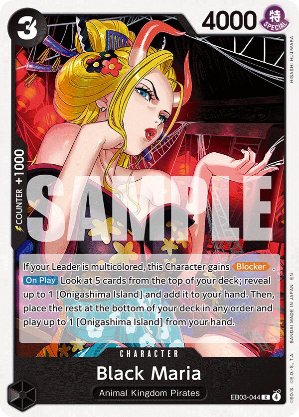 Black Maria [Extra Booster: One Piece Heroines Edition] | Total Play