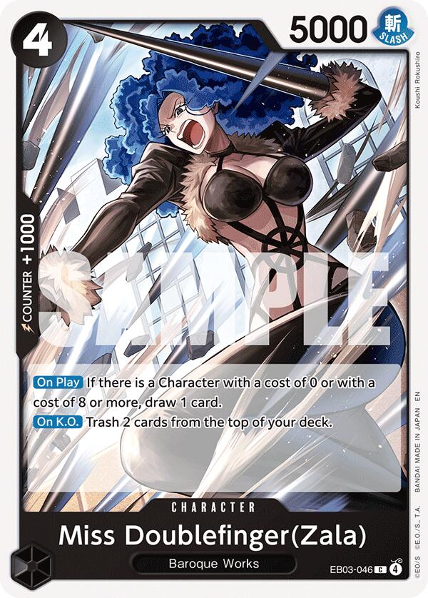 Miss Doublefinger(Zala) [Extra Booster: One Piece Heroines Edition] | Total Play