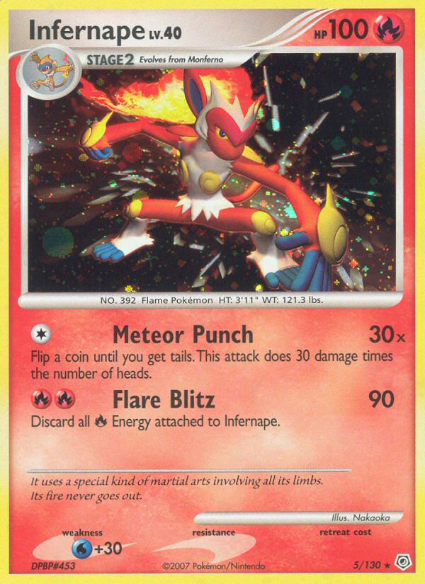 Infernape (5/130) [Diamond & Pearl: Base Set] | Total Play