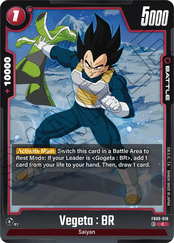 Vegeta : BR (FB09-018) [Dual Evolution] | Total Play