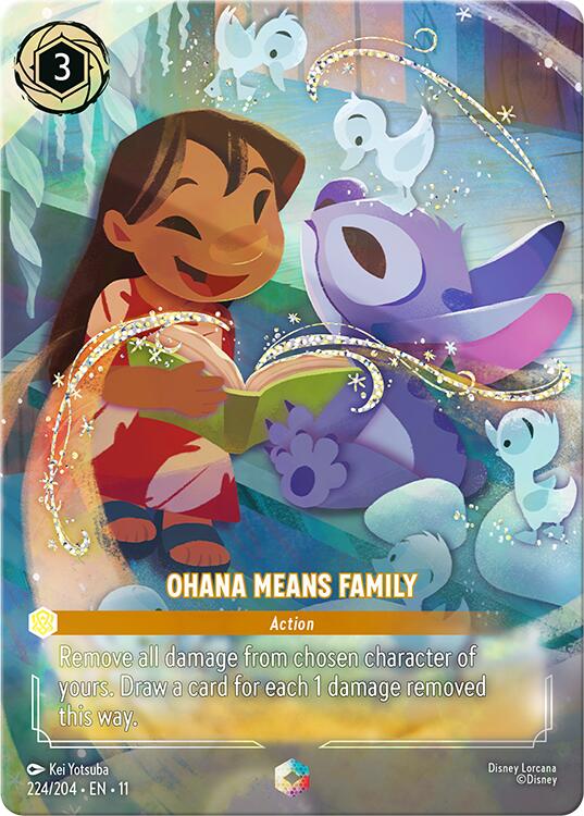 Ohana Means Family (Enchanted) (224/204) [Winterspell] | Total Play