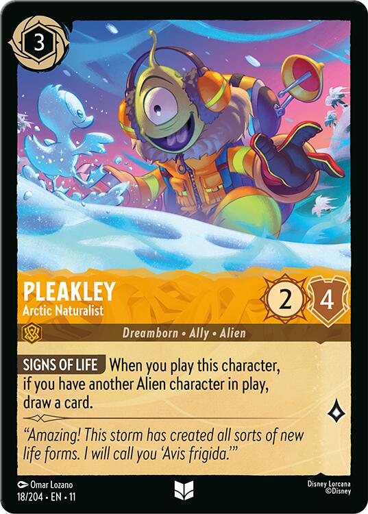 Pleakley - Arctic Naturalist (18/204) [Winterspell] | Total Play