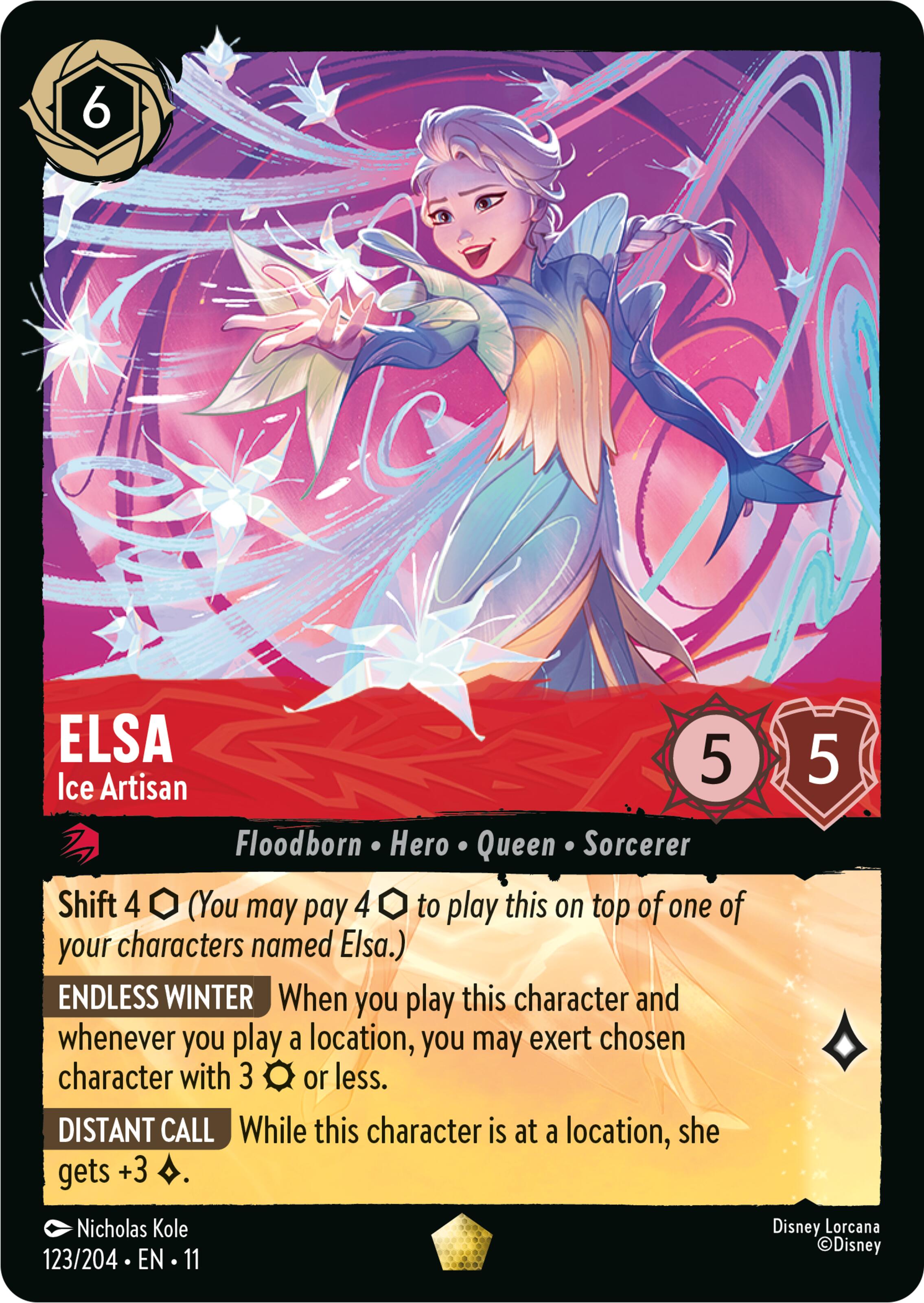 Elsa - Ice Artisan (123/204) [Winterspell] | Total Play