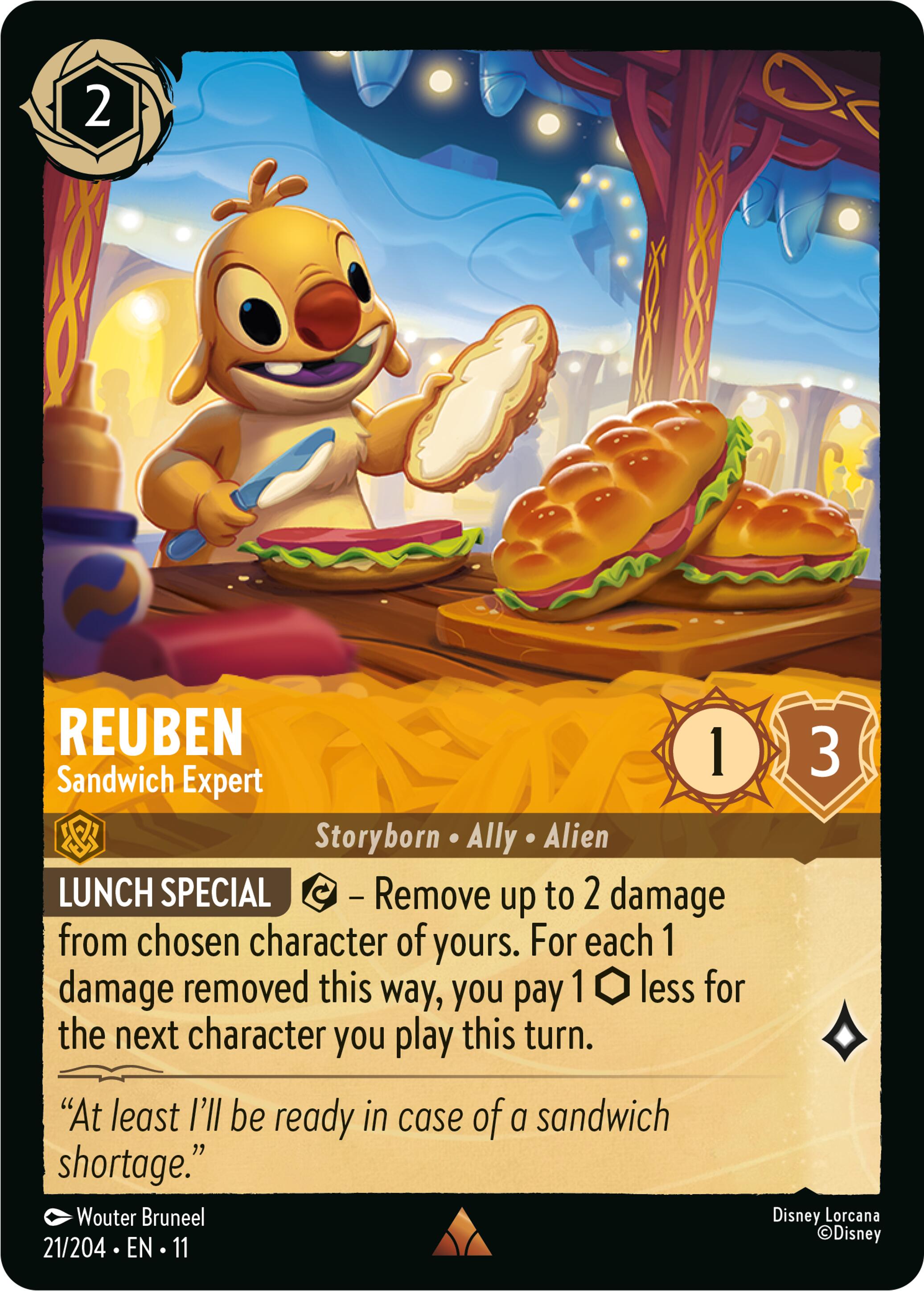 Reuben - Sandwich Expert (21/204) [Winterspell] | Total Play
