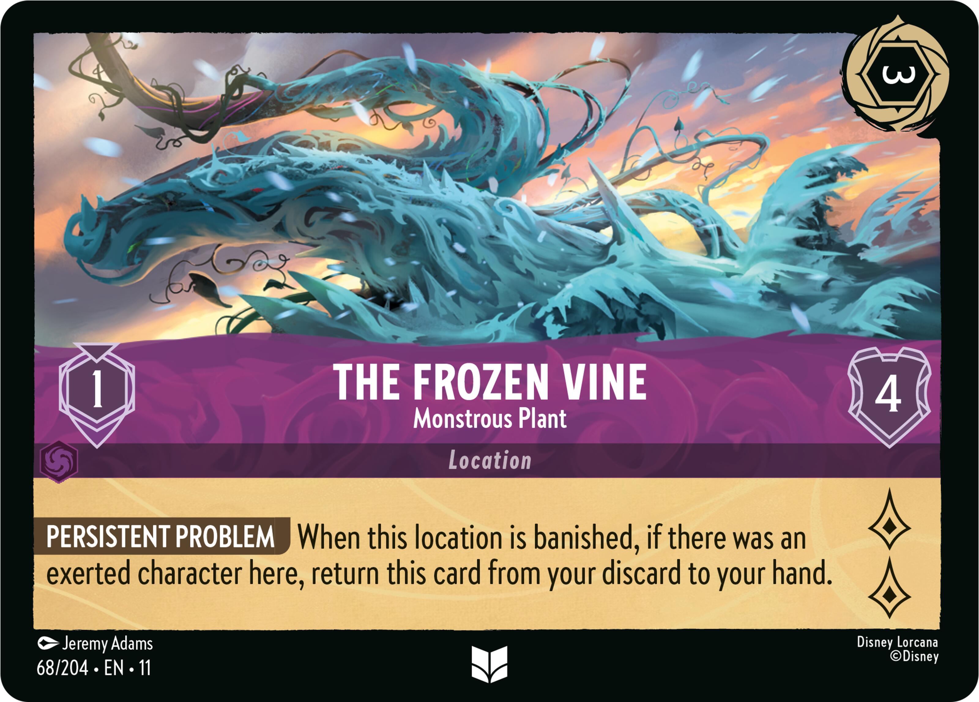 The Frozen Vine - Monstrous Plant (68/204) [Winterspell] | Total Play