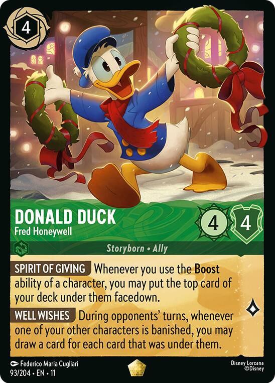 Donald Duck - Fred Honeywell (93/204) [Winterspell] | Total Play