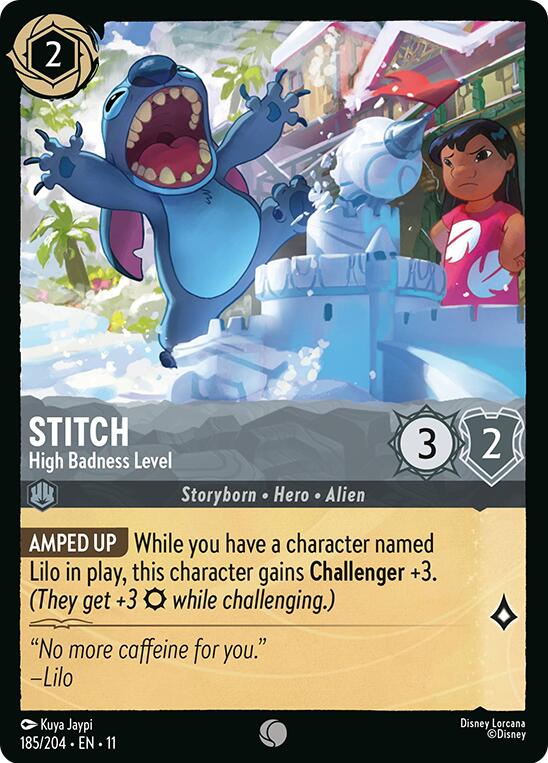 Stitch - High Badness Level (185/204) [Winterspell] | Total Play