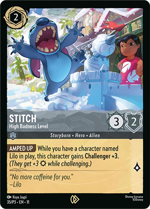 Stitch - High Badness Level (35) [Promo Cards] | Total Play