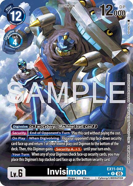 Invisimon [EX11-043] (Box Topper) [Dawn of Liberator] | Total Play