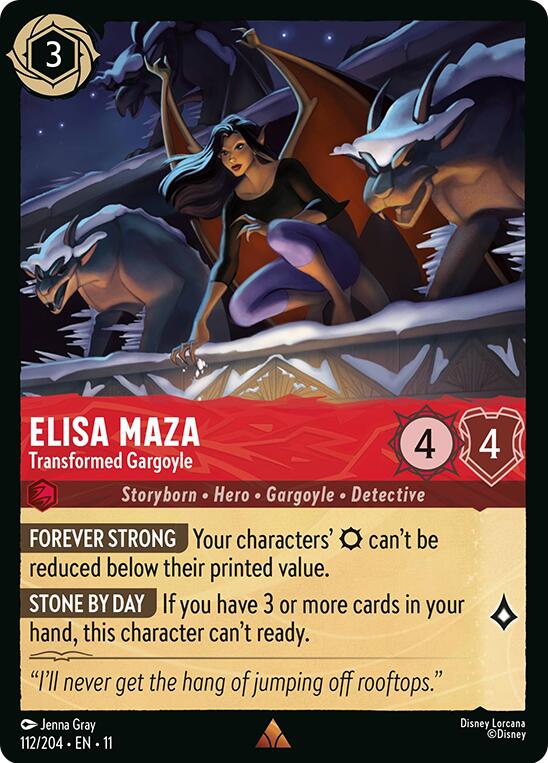 Elisa Maza - Transformed Gargoyle (112/204) [Winterspell] | Total Play