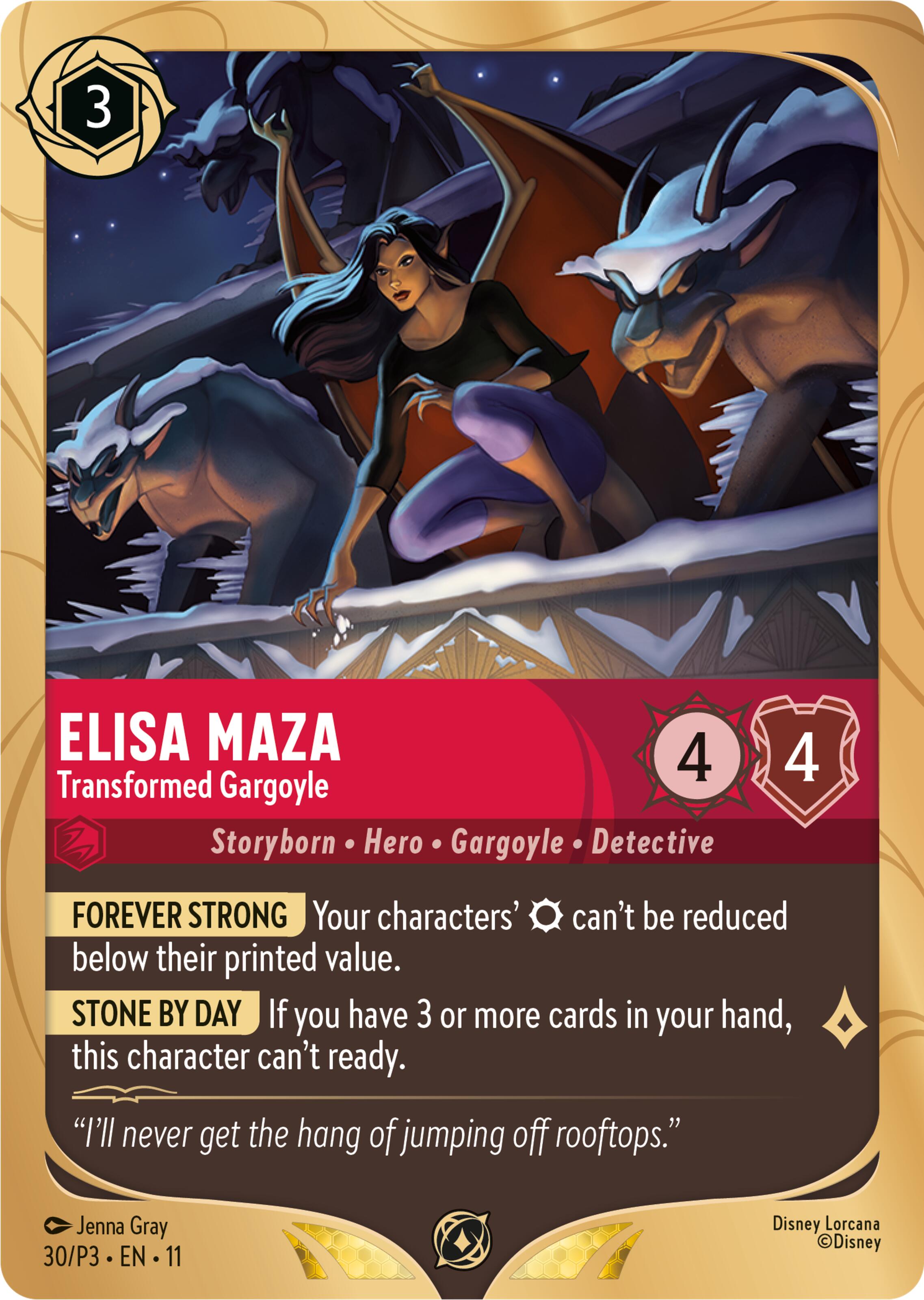 Elisa Maza - Transformed Gargoyle (30) [Promo Cards] | Total Play