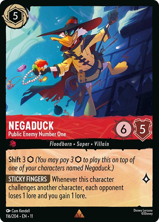 Negaduck - Public Enemy Number One (116/204) [Winterspell] | Total Play
