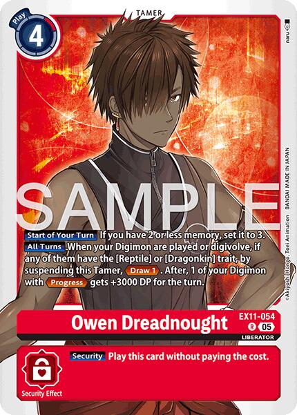Owen Dreadnought [EX11-054] [Dawn of Liberator] | Total Play