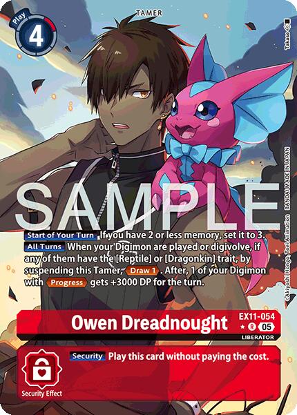 Owen Dreadnought [EX11-054] (Alternate Art) [Dawn of Liberator] | Total Play