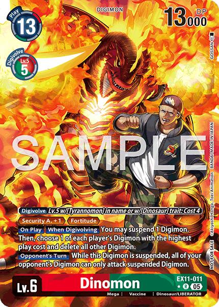 Dinomon [EX11-011] (Box Topper) [Dawn of Liberator] | Total Play