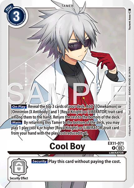 Cool Boy [EX11-071] [Dawn of Liberator] | Total Play