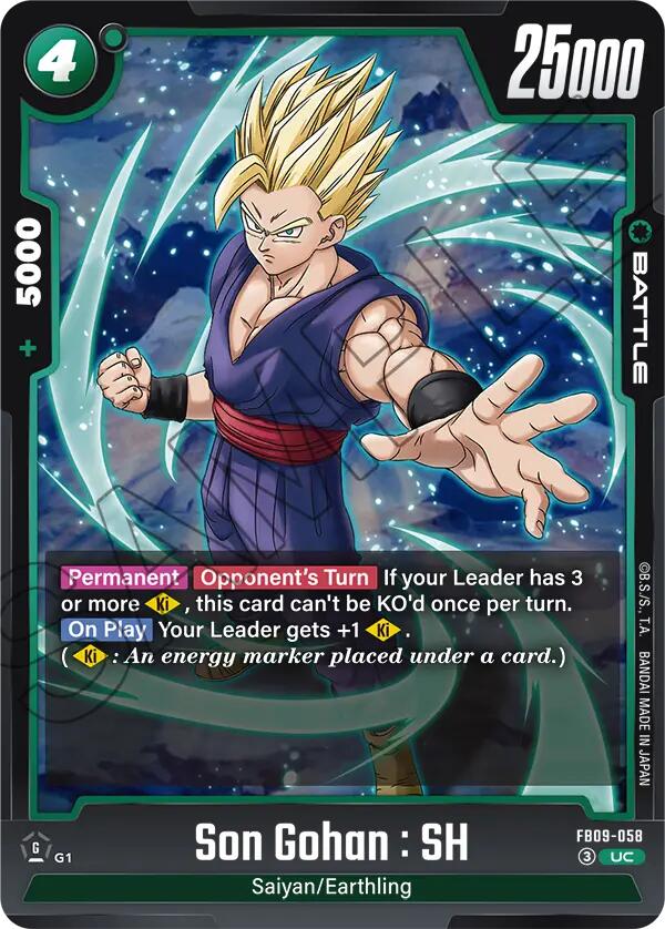 Son Gohan : SH (FB09-058) [Dual Evolution] | Total Play