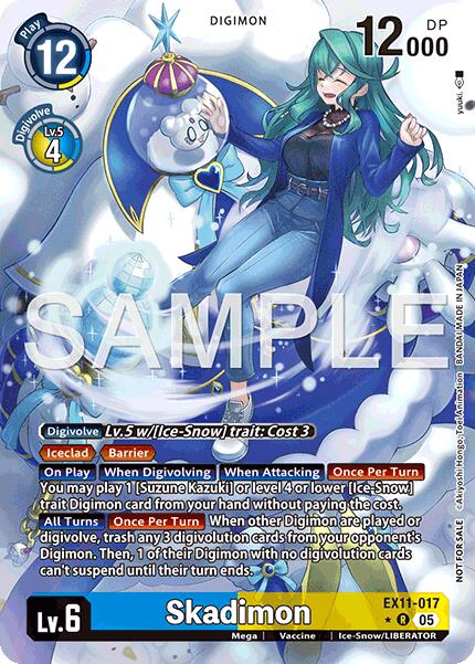 Skadimon [EX11-017] (Alternate Art) (Box Topper) [Dawn of Liberator] | Total Play