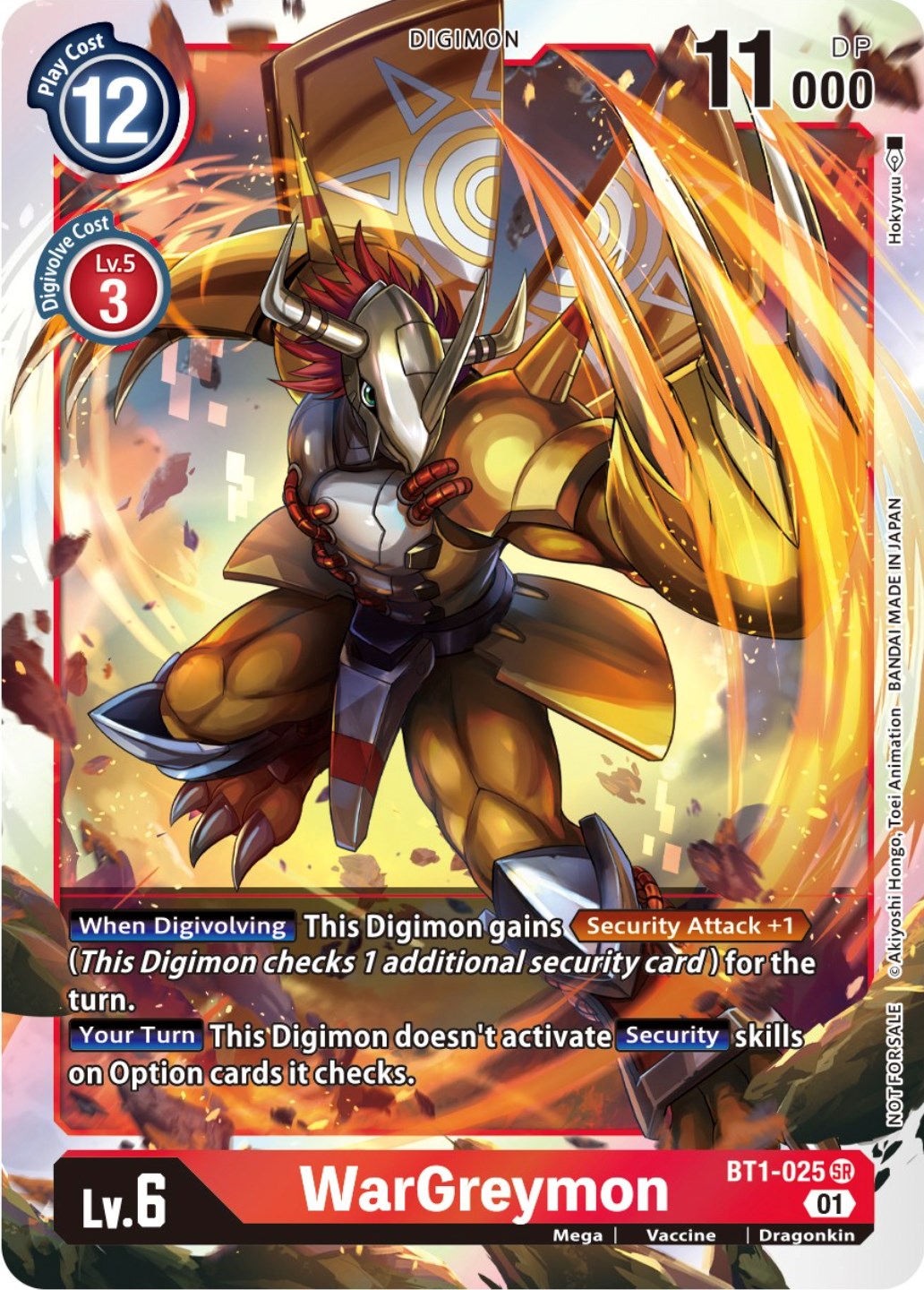 WarGreymon [BT1-025] (ST-11 Special Entry Pack) [Release Special Booster Promos] | Total Play
