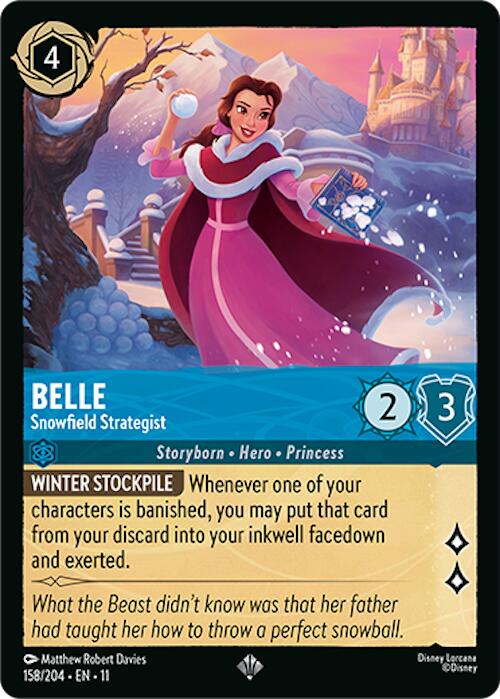 Belle - Snowfield Strategist (158/204) [Winterspell] | Total Play