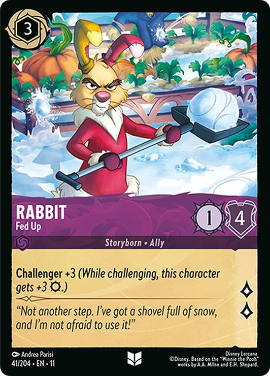 Rabbit - Fed Up (41/204) [Winterspell] | Total Play