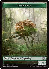 Saproling // Scarecrow Double-Sided Token [Lorwyn Eclipsed Tokens] | Total Play