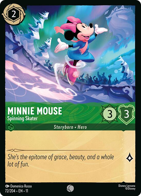 Minnie Mouse - Spinning Skater (72/204) [Winterspell] | Total Play