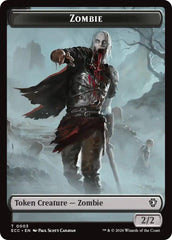 Zombie // Elf Warrior Double-Sided Token [Lorwyn Eclipsed Tokens] | Total Play