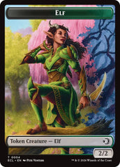 Elf // Kithkin (0007) Double-Sided Token [Lorwyn Eclipsed Tokens] | Total Play