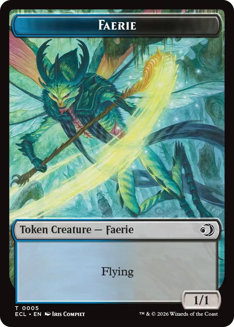 Faerie // Goblin Double-Sided Token [Lorwyn Eclipsed Tokens] | Total Play