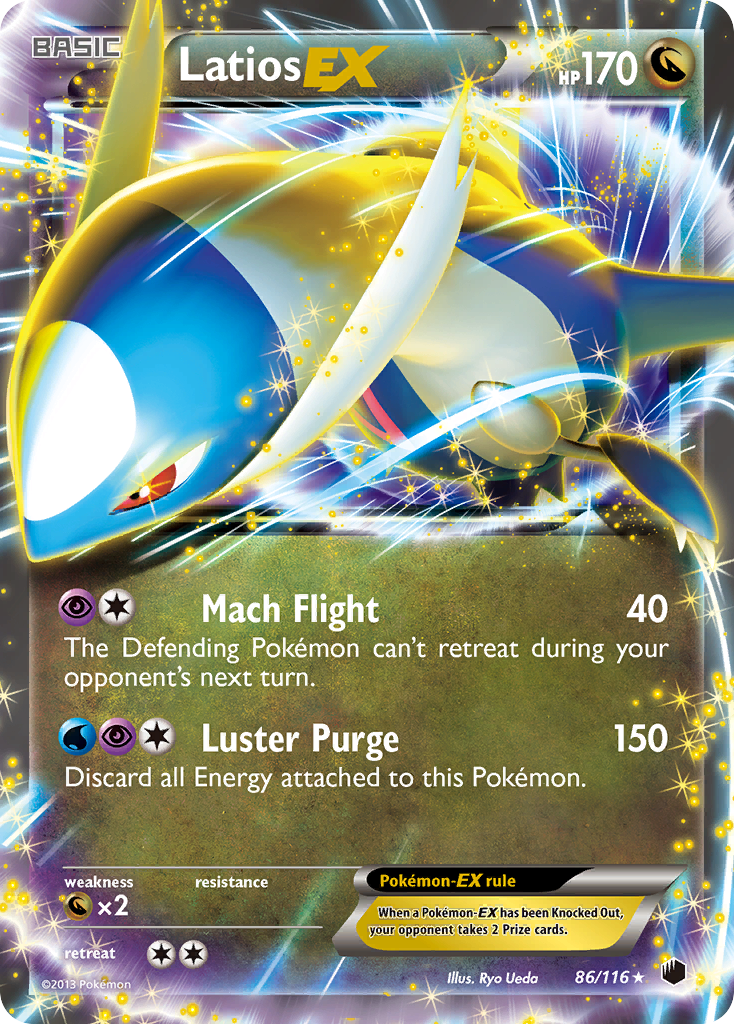 Latios EX (86/116) [Black & White: Plasma Freeze] | Total Play