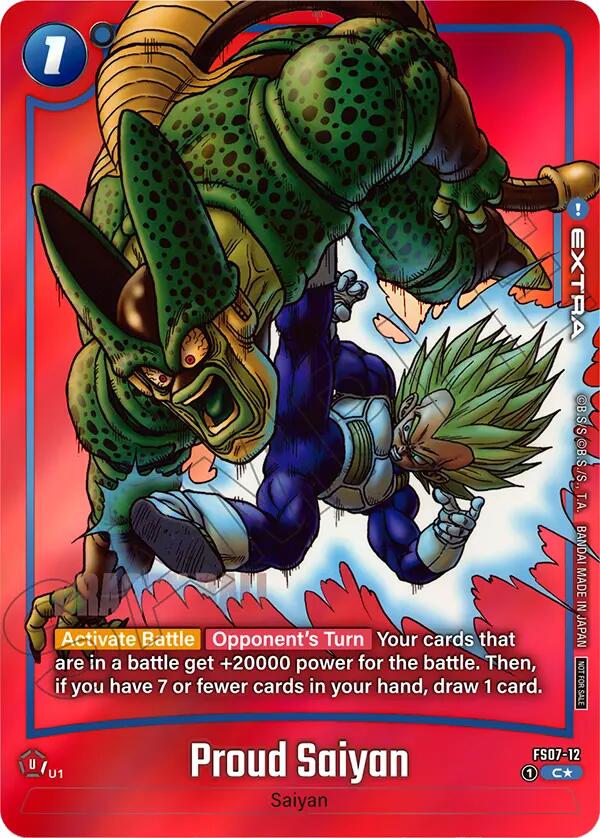 Proud Saiyan (Limited Pack MANGA Version 02) [Fusion World Tournament Cards] | Total Play