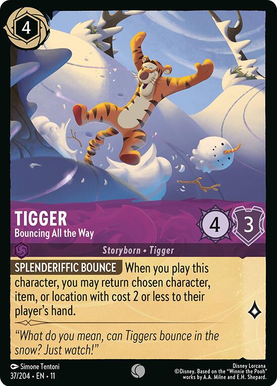 Tigger - Bouncing All the Way (37/204) [Winterspell] | Total Play