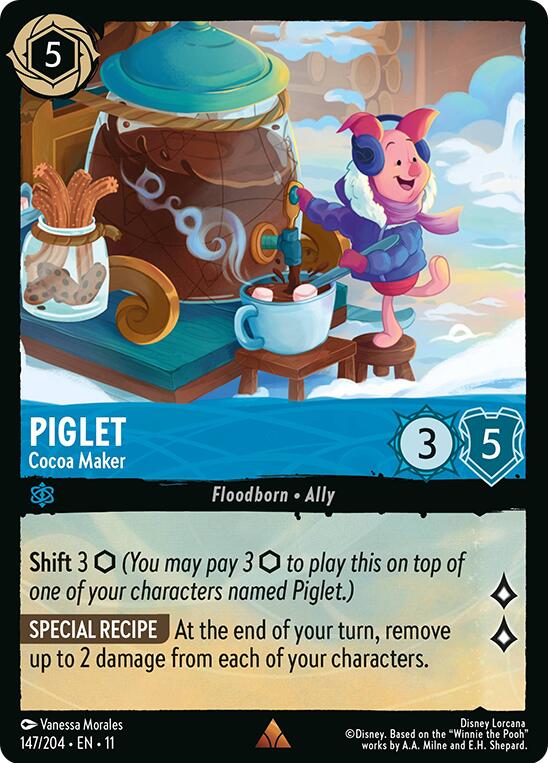 Piglet - Cocoa Maker (147/204) [Winterspell] | Total Play