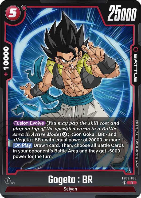 Gogeta : BR (FB09-006) [Dual Evolution] | Total Play