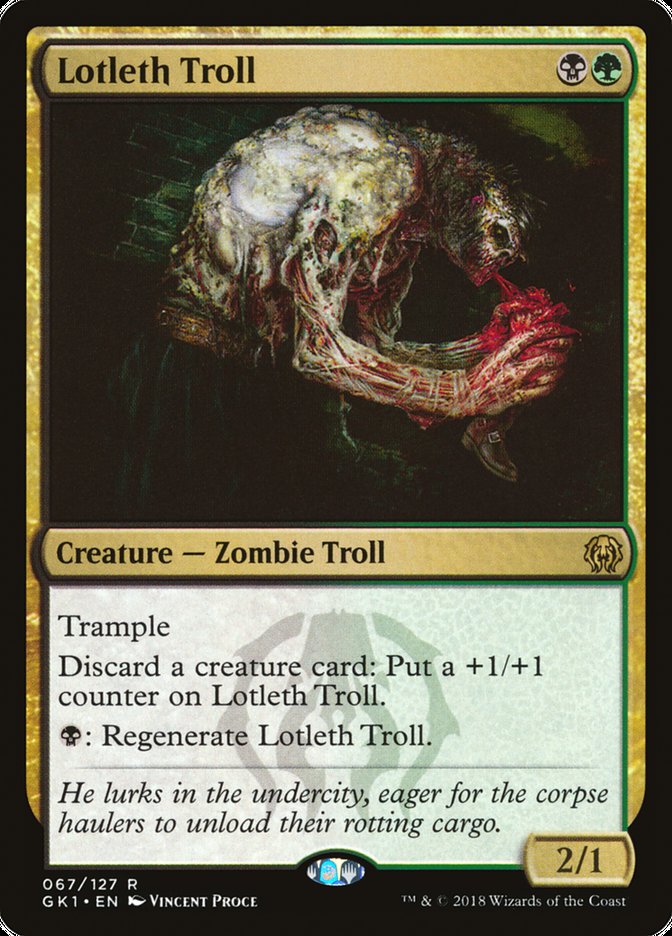 Lotleth Troll [Guilds of Ravnica Guild Kit] | Total Play