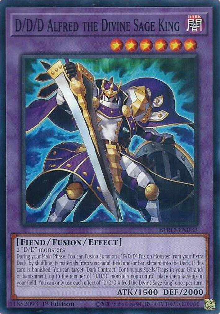 D/D/D Alfred the Divine Sage King [BPRO-EN033] Common | Total Play