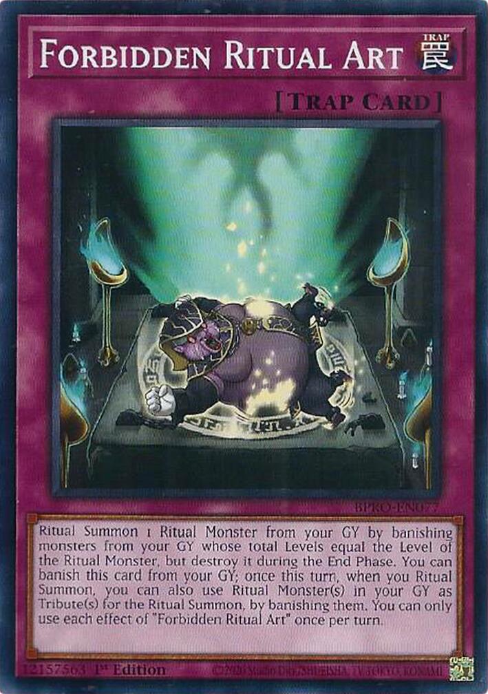 Forbidden Ritual Art [BPRO-EN077] Common | Total Play
