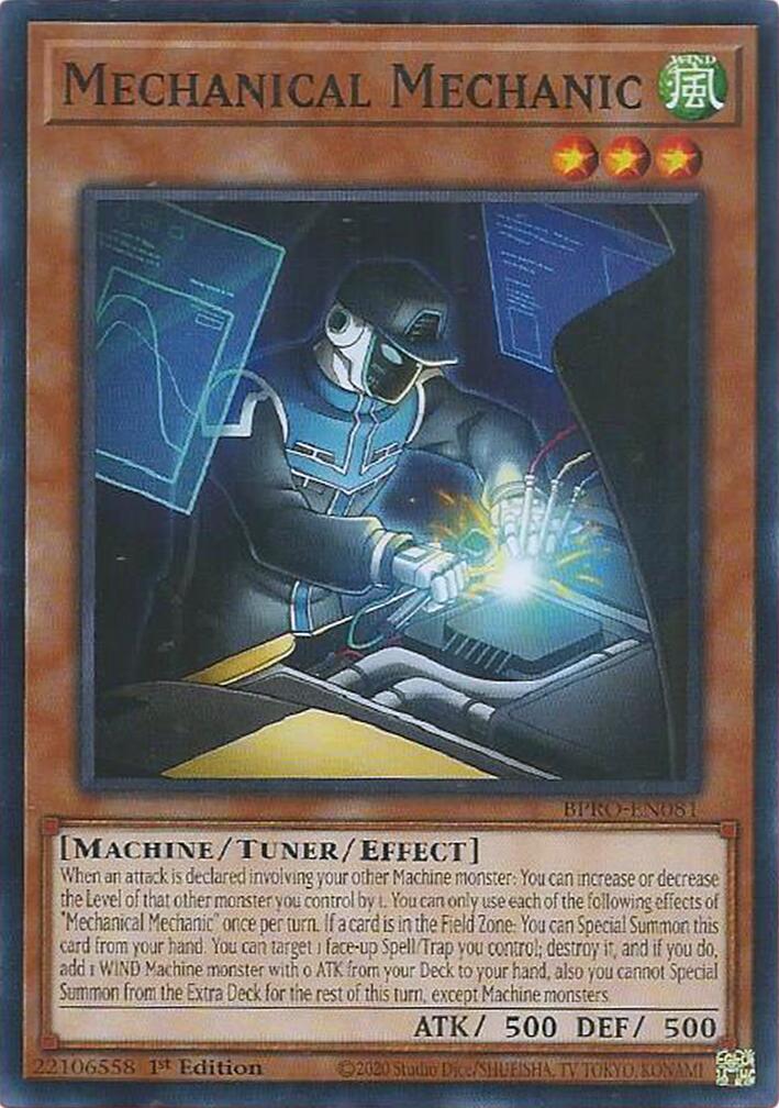 Mechanical Mechanic [BPRO-EN081] Common | Total Play