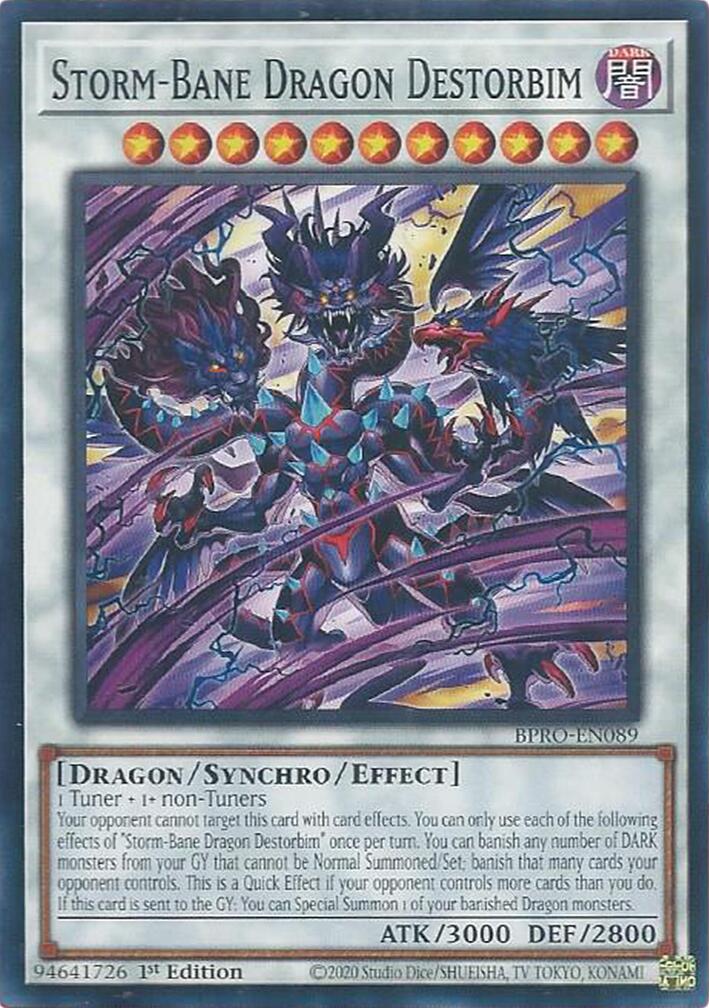 Storm-Bane Dragon Destorbim [BPRO-EN089] Common | Total Play
