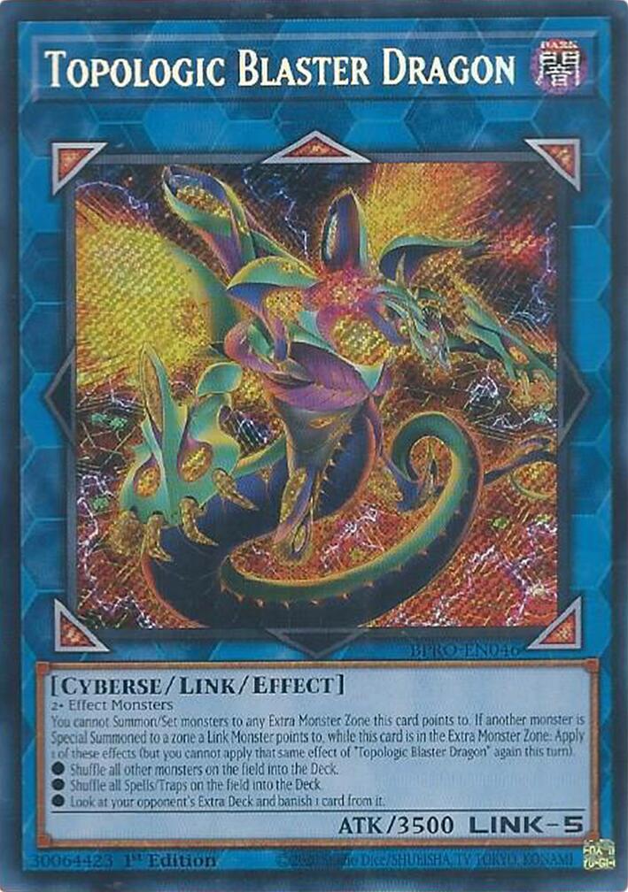 Topologic Blaster Dragon [BPRO-EN046] Secret Rare | Total Play