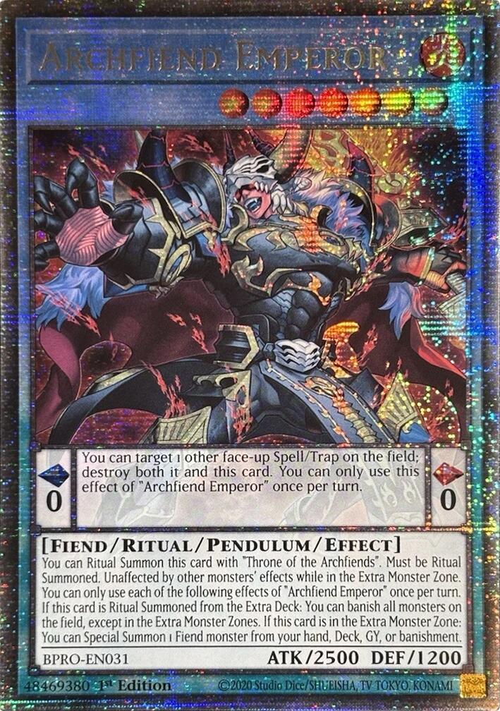 Archfiend Emperor (Starlight Rare) [BPRO-EN031] Starlight Rare | Total Play