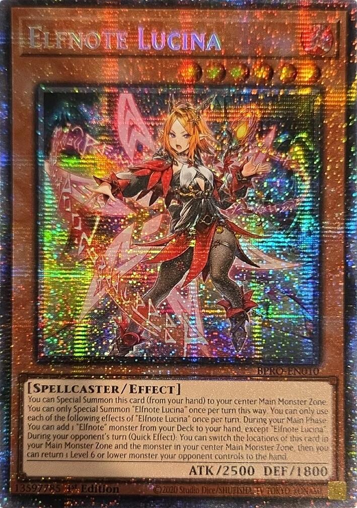 Elfnote Lucina (Starlight Rare) [BPRO-EN010] Starlight Rare | Total Play