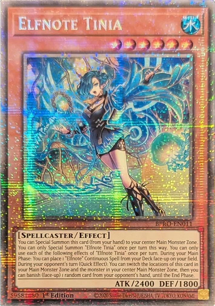 Elfnote Tinia (Starlight Rare) [BPRO-EN011] Starlight Rare | Total Play