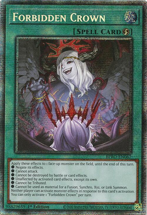 Forbidden Crown (Starlight Rare) [BPRO-EN067] Starlight Rare | Total Play