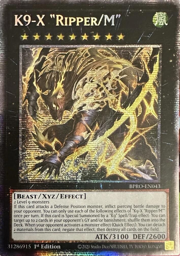 K9-X "Ripper/M" (Starlight Rare) [BPRO-EN043] Starlight Rare | Total Play